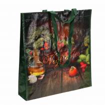Article Sac shopping avec anses Légumes en plastique 38 × 10 × 39cm