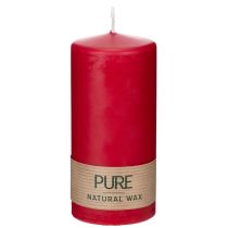 Article Bougie pilier PURE en cire naturelle pour une ambiance chaleureuse 13 cm