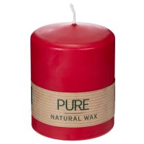 Article Commandez la bougie en cire naturelle PURE pour une ambiance de salon relaxante (9 cm).