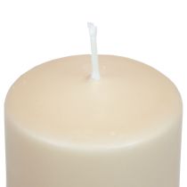 Bougie pilier PURE beige Bougies Wenzel 130/60mm