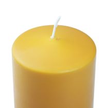Bougie pilier PURE bougies Wenzel miel jaune 130/60mm