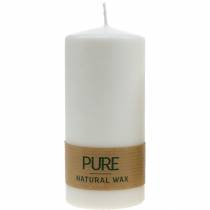 Article Bougie pilier pure 130/60 bougie en cire naturelle durable stéarine et colza
