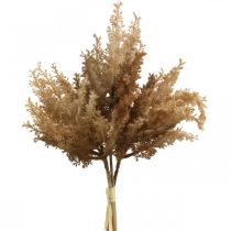 Herbe de pampa artificielle marron décoration sèche herbe ornementale 35cm 4pcs