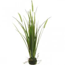 Roseau artificiel avec plante artificielle en motte H63cm