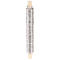 Article Cordon de papier enveloppé dans du fil Ø0,8mm 22m argent