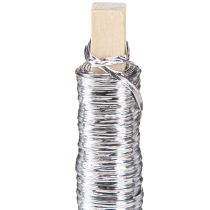 Article Cordon de papier enveloppé dans du fil Ø0,8mm 22m argent