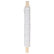 Article Fil de cordon en papier enroulé Ø0,8mm 22m blanc