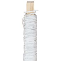 Article Fil de cordon en papier enroulé Ø0,8mm 22m blanc