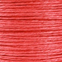 Article Cordon de papier enroulé Ø2mm 100m rouge