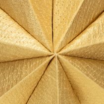 Article Étoile en papier doré 45 cm pour décoration de Noël et de l'Avent