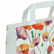 Sac en papier coquelicot 22cm x 10cm x 28cm 25pcs