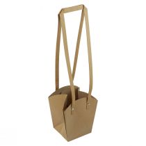 Article Sacs en papier avec poignée pour jardinière en papier naturel 11,5×11,5×18,5cm 8 pcs