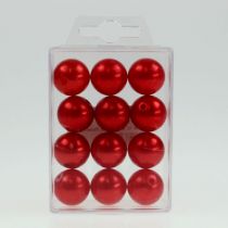 Article Perles décoratives Ø2cm rouge 12 pcs