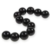 Article Perles déco Ø2cm noir 12p