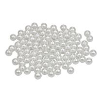 Perles décoratives à enfiler perles artisanales blanches 8mm 300g