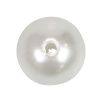 Perles décoratives à enfiler perles artisanales blanches 12mm 300g