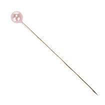 Article Épingles florales en métal avec tête perlée rose Ø4mm 4cm - Lot de 150 pièces
