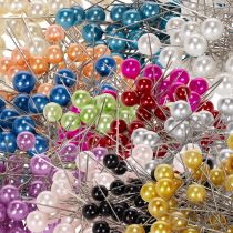 Article Épingles à tête perlée multicolores Ø10mm - 60mm (x50)