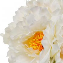 Article Pivoines Pivoines Artificielles Blanc Jaune Fleurs Artificielles 7pcs