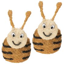 Article Pot de fleurs en forme d'abeille, panier décoratif pour plantes, idéal pour une décoration intérieure ludique, printemps-été, 24 cm, lot de 2