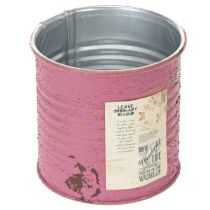 Article Petit pot décoratif en métal violet effet vintage Ø8 cm H7,5 cm