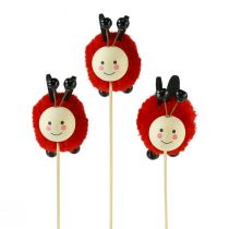Article Bouchon de plante Coccinelle Décoration Fleur Bouchon 27,5 cm 9 pièces
