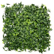 Article Tapis de Lierre Artificiel 60x60 cm Vert en Plastique pour Décoration Murale