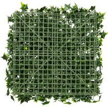 Article Tapis de Lierre Artificiel 60x60 cm Vert en Plastique pour Décoration Murale