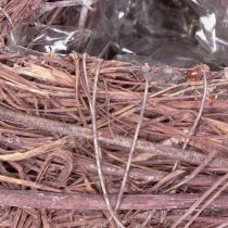 Article Lot de 2 coupelles en forme de cœur en branches avec film plastique, 14 cm