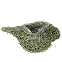Article Cœur en matériau naturel avec film protecteur 25 cm pour compositions florales