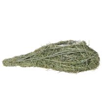 Article Cœur en matériau naturel avec film protecteur 25 cm pour compositions florales