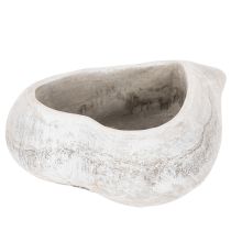 Article Bol décoratif en forme de cœur, gris ; petit pot de fleurs en forme de cœur, 19 cm