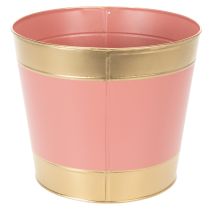 Article Pot de fleurs/jardinière en métal, Ø 26 cm H 22 cm, lot de 4