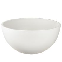 Article Pot de fleurs rond en plastique blanc Ø25cm H12cm
