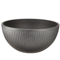 Article Pot de fleurs bol plastique anthracite Ø40cm H18,5cm