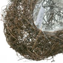 Article Jardinière cœur cimetière, cœur de vigne à planter 26cm