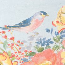 Article Pots de fleurs, printemps, jardinières pour fleurs/oiseaux, récipient ovale en métal L39/31/24,5 cm, lot de 3