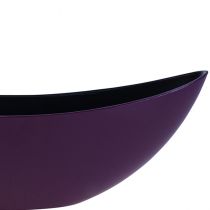 Article Bol décoratif bateau à plantes violet 38,5 cm × 12,5 cm × 13 cm