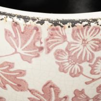 Article Tasse décorative en céramique avec motif floral, 18 cm