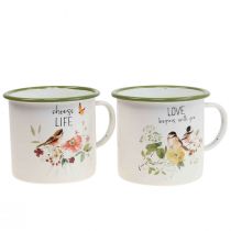 Article Coupe plante Coupe émaillée à planter disant Ø11cm