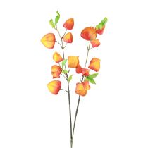 Article Fleur artificielle orange lanterne fleur Physalis fleurs décoratives en soie 93cm 2pcs