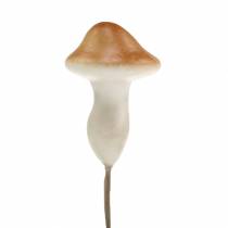 Champignons sur fil nature 2cm 48pcs