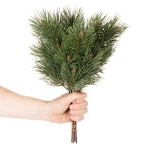 Article Lot de 6 branches de pin artificielles vertes 39 cm pour décoration
