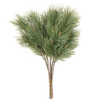 Article Lot de 6 branches de pin artificielles vertes 39 cm pour décoration