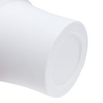 Article Pot plastique « Irys » blanc Ø22cm H18cm 1 pièce