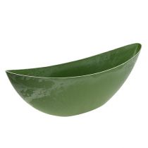 Article Bateau en plastique vert 55,5cm x 14,5cm H17,5cm 1 pièce