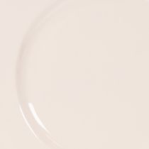 Article 6 coupelles décoratives rondes en plastique apricot - 17 cm