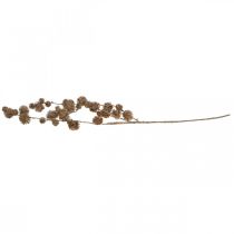 Article Branche Décorative Platane avec Fruits Décoration d'Automne Artificielle Platane Brun L82cm Ø2-4cm