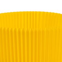 Article Poignets plissés jaune 12,5cm 100 pièces