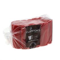 Article Poignets plissés rouge 10,5cm 100 pièces